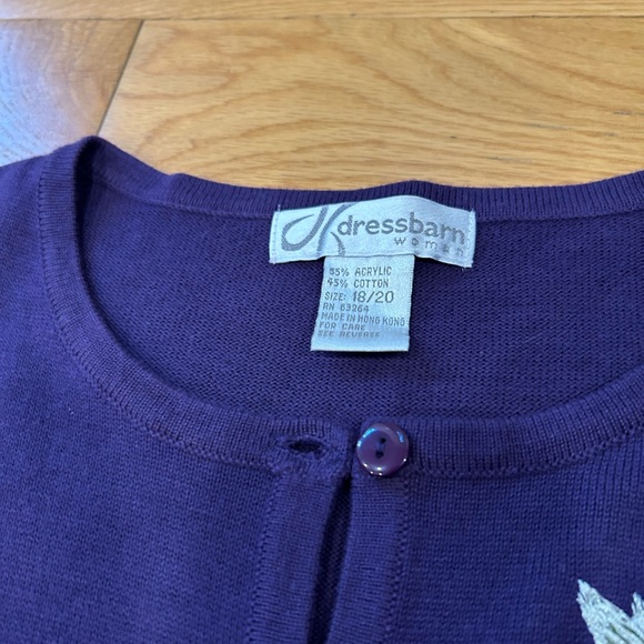 Embroidered Cardigan and Skirt Set - Picture 5 of 8